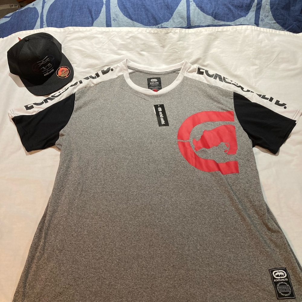 Ecko Unltd T-shirt, plus Hat, Men’s size 3XLT, NWT! $54.00!